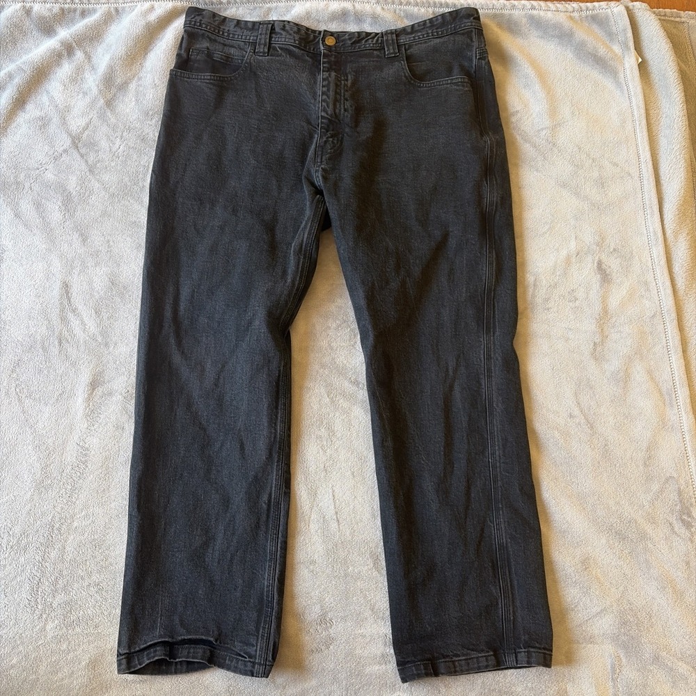 Wolverine Men's Fr (Flame Resistant) Stretch Denim 40x30 (39x28) Black Cat 2